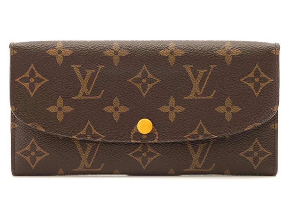 LOUIS VUITTON Portefeuille Emilie Monogram Mimosa Yellow